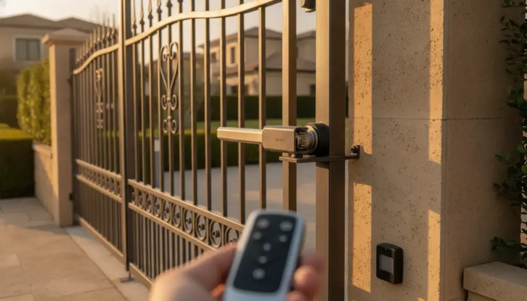 Motores abatibles: automatiza portones de hoja batiente con control y seguridad real